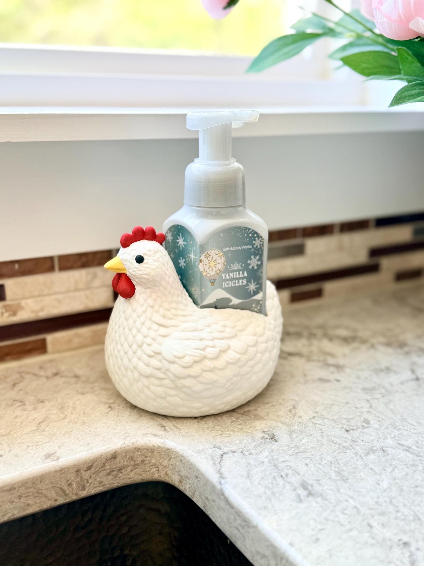 Chicken Soap Bottle Holder BBW