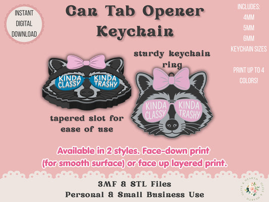 Raccoon - Can Tab Opener - Digital File
