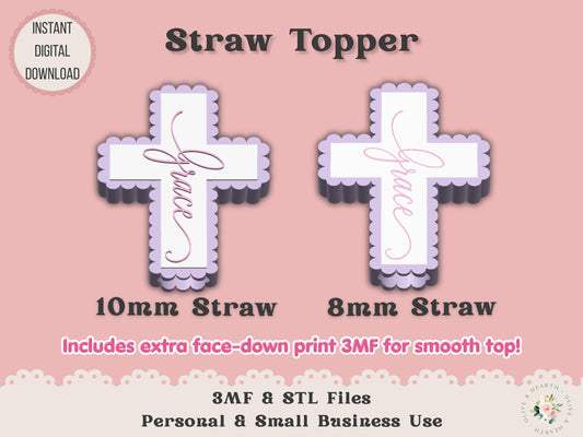 Scalloped Cross Grace