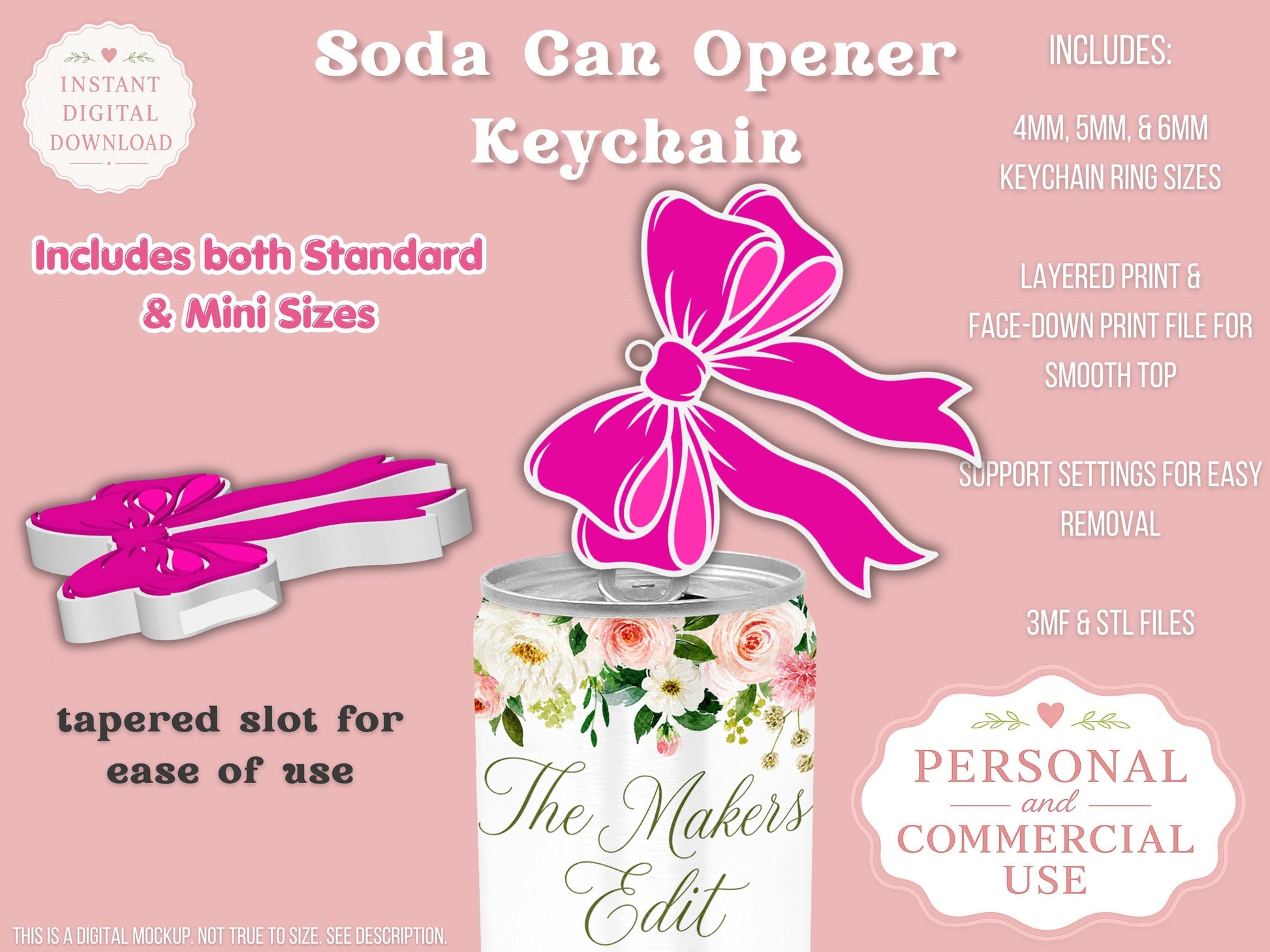Double Loop Coquette Bow