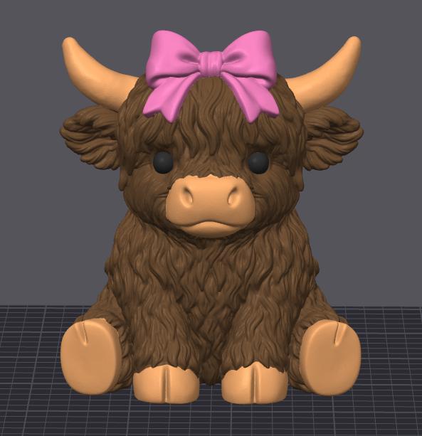 Highland Cow Soap Bottle Holder BBW - Digital File