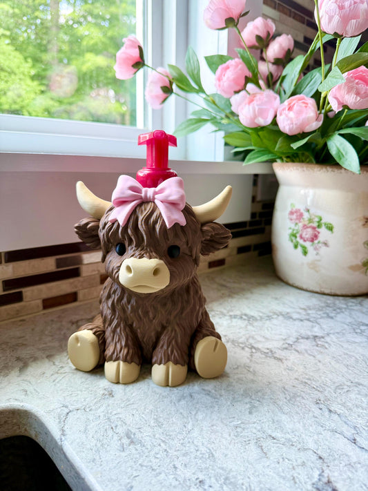 Highland Cow Soap Bottle Holder BBW - Digital File