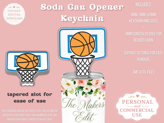 Basketball Hoop - AirTag Holder - Digital File
