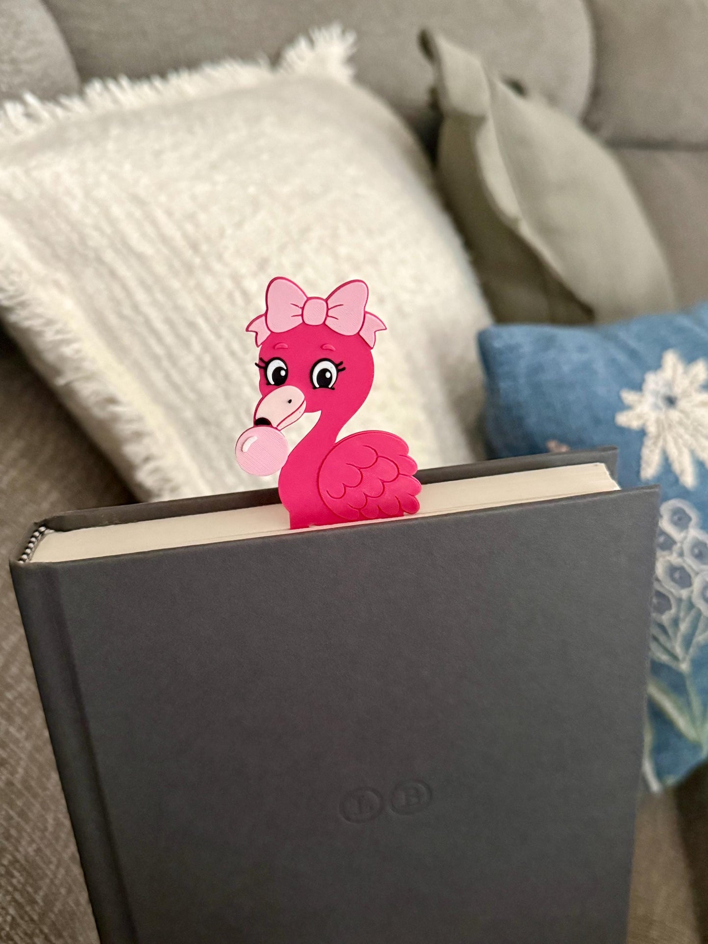 Flamingo Bubblegum - Bookmark - Digital File