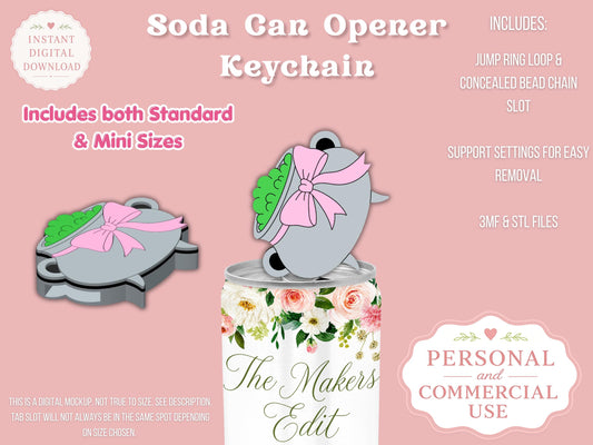 Witches Cauldron - Can Tab Opener - Digital File