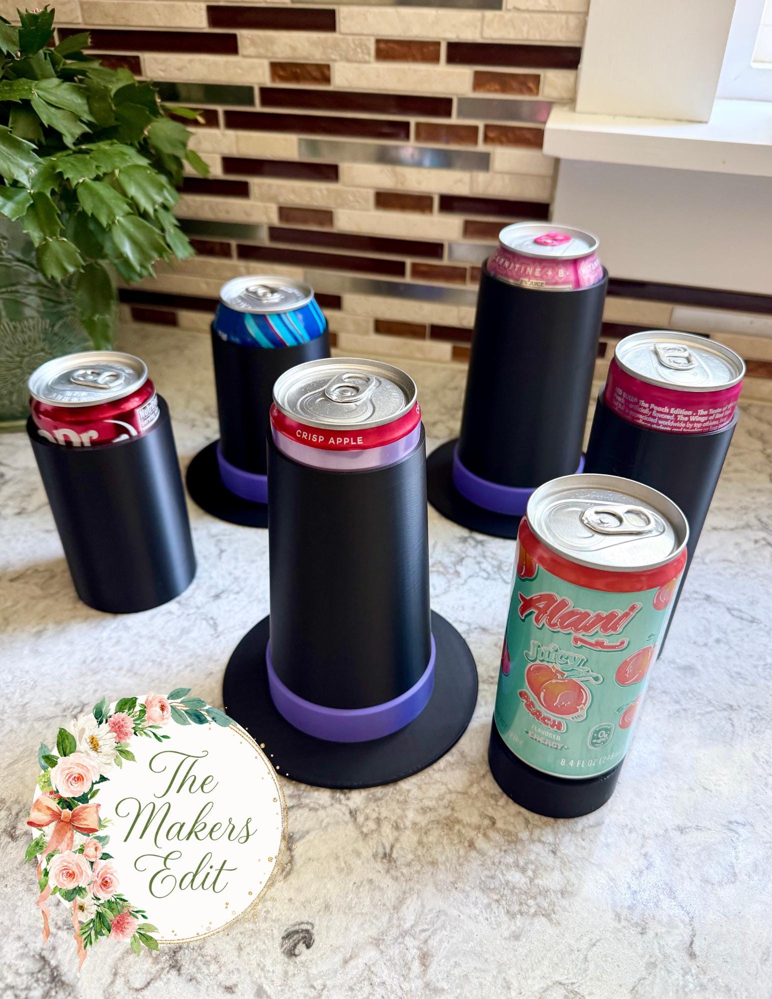 Witch Hat Can Sleeve Bundle | All Sizes - 12oz std, 12oz slim, 8.4oz slim , 7.5oz mini & 16oz | STL 3MF | Commercial Use
